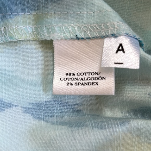 Ann Taylor blue/yellow ankle pants. Size 8.  Excellent condition. - Picture 8 of 13